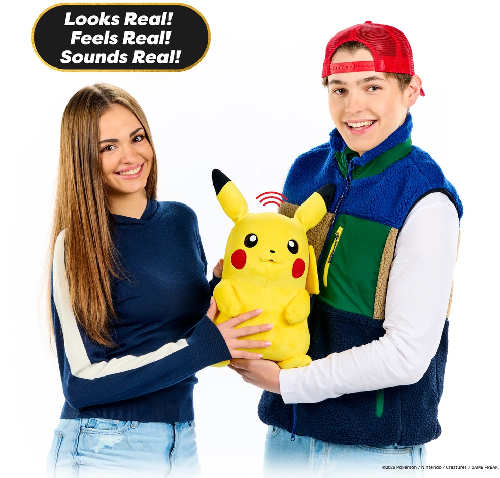 WOW STUFF REAL FX POKEMON Interaktyvus gyvūnėlis - PIKACHU