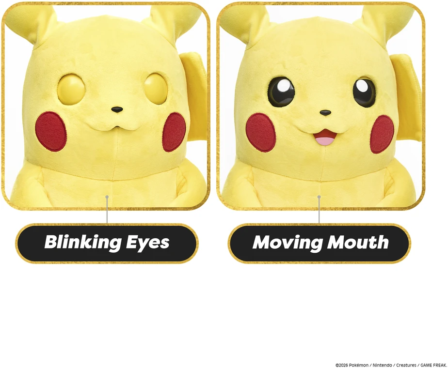WOW STUFF REAL FX POKEMON Interaktyvus gyvūnėlis - PIKACHU