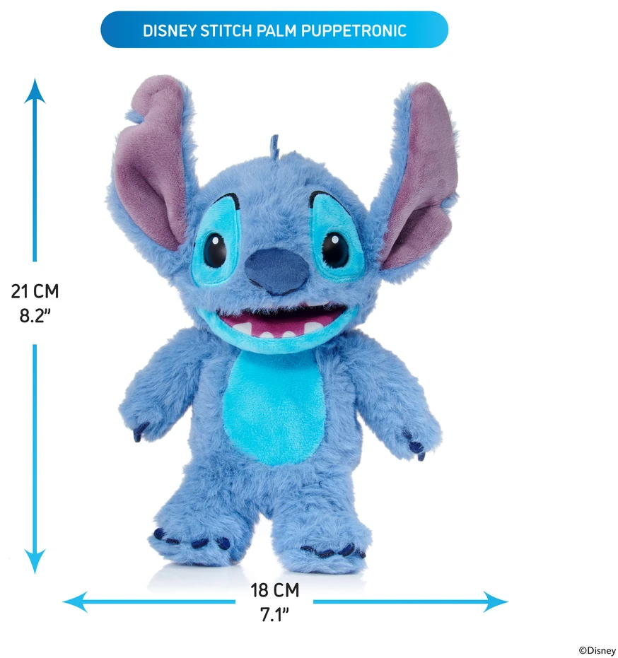 WOW STUFF REAL FX STITCH Palm Puppetronic interaktyvus gyvūnėlis - Stitch