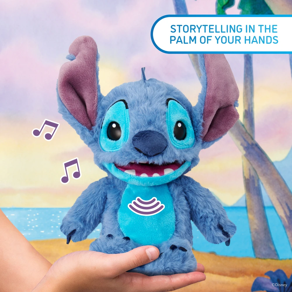 WOW STUFF REAL FX STITCH Palm Puppetronic interaktyvus gyvūnėlis - Stitch