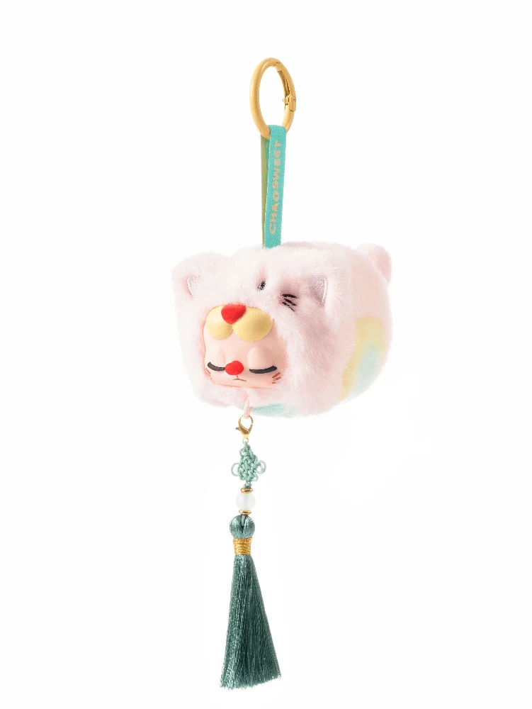 REBEL BEAR Pliušinis pakabutis „Good Luck“, 8 cm
