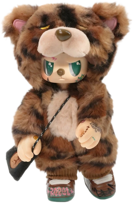 REBEL BEAR Spalvinga lėlė, 18 cm