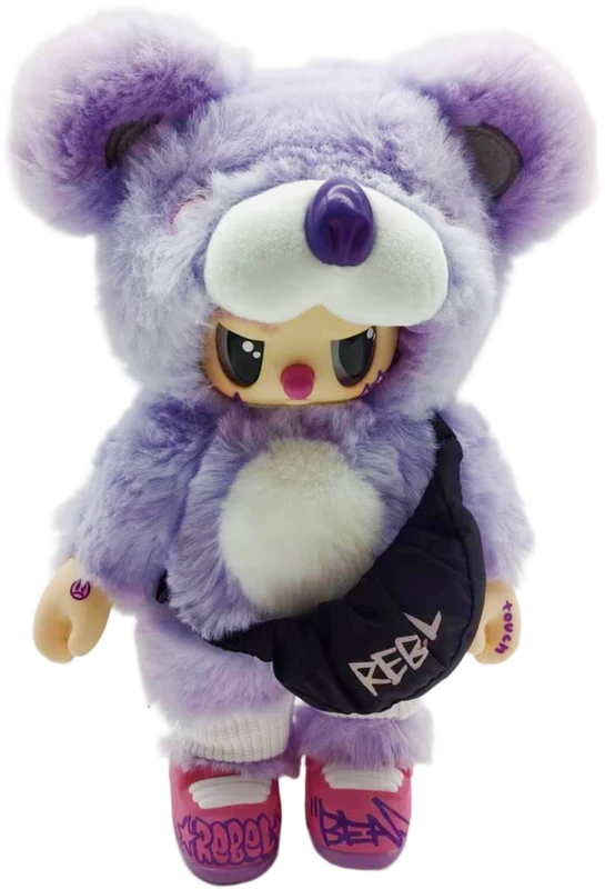 REBEL BEAR Spalvinga lėlė, 18 cm