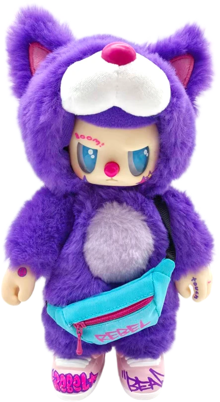 REBEL BEAR Spalvinga lėlė, 18 cm