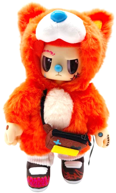 REBEL BEAR Spalvinga lėlė, 18 cm
