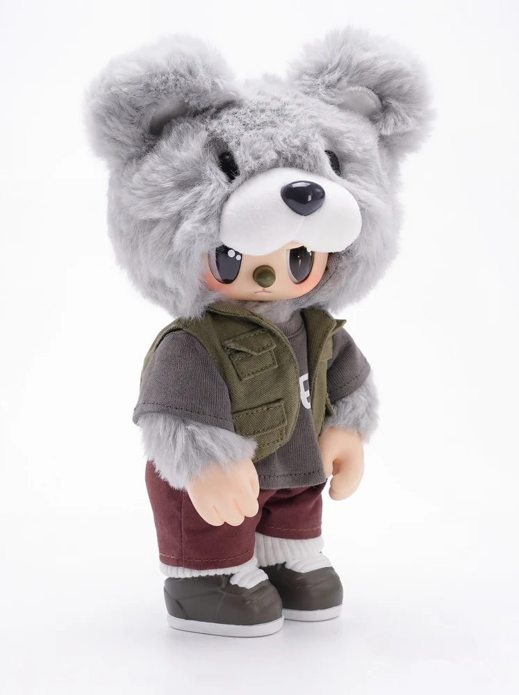 REBEL BEAR Spalvinga lėlė „Street", 18 cm
