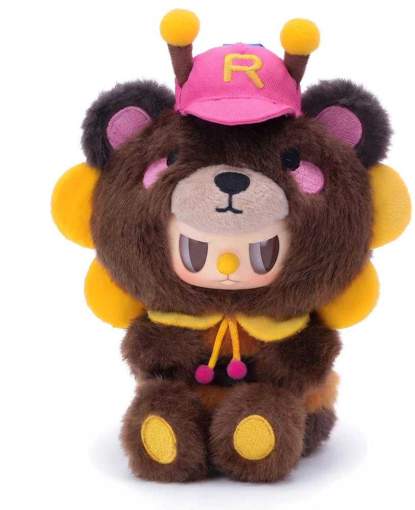 REBEL BEAR Spalvinga lėlė "Sweet Zoo", 15 cm