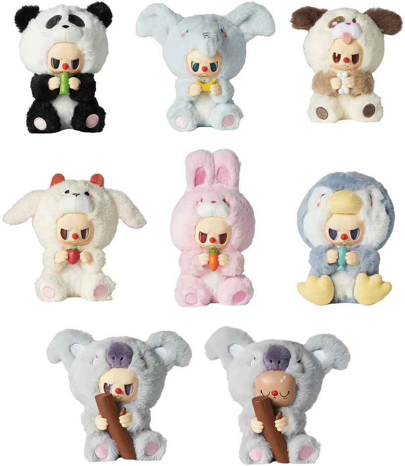 REBEL BEAR Spalvinga beždžionėlė uždaroje pakuotėje ANIMALS, 15 cm