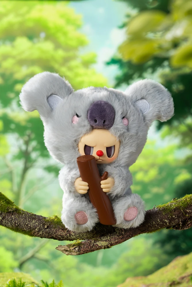 REBEL BEAR Spalvinga beždžionėlė uždaroje pakuotėje ANIMALS, 15 cm