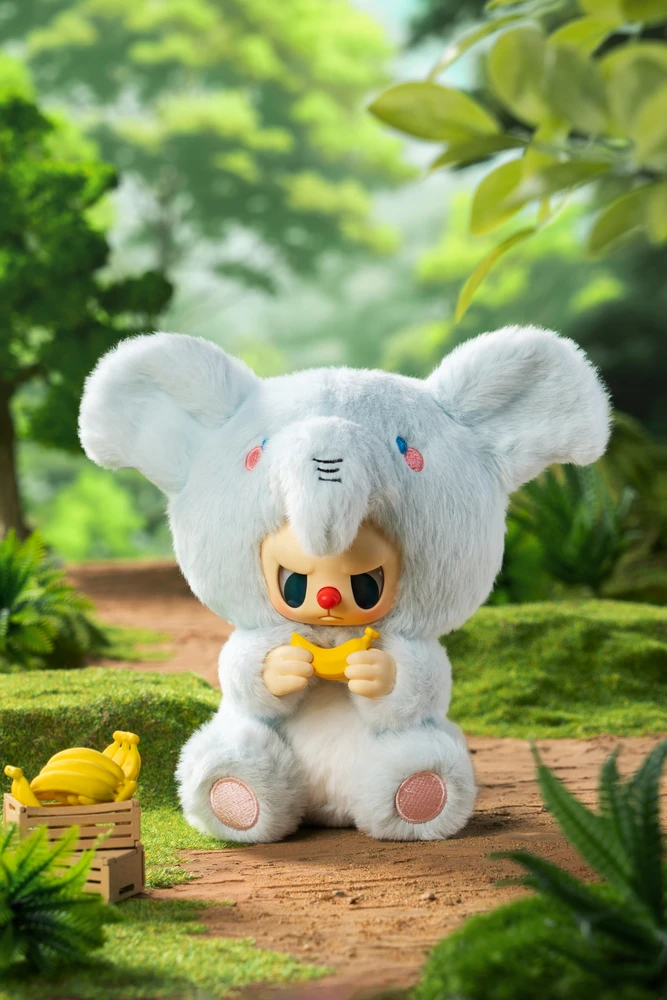 REBEL BEAR Spalvinga beždžionėlė uždaroje pakuotėje ANIMALS, 15 cm