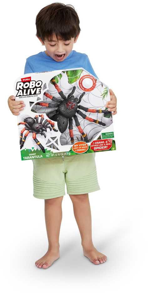 Zuru ROBOALIVE Interaktyvus didysis tarantulas