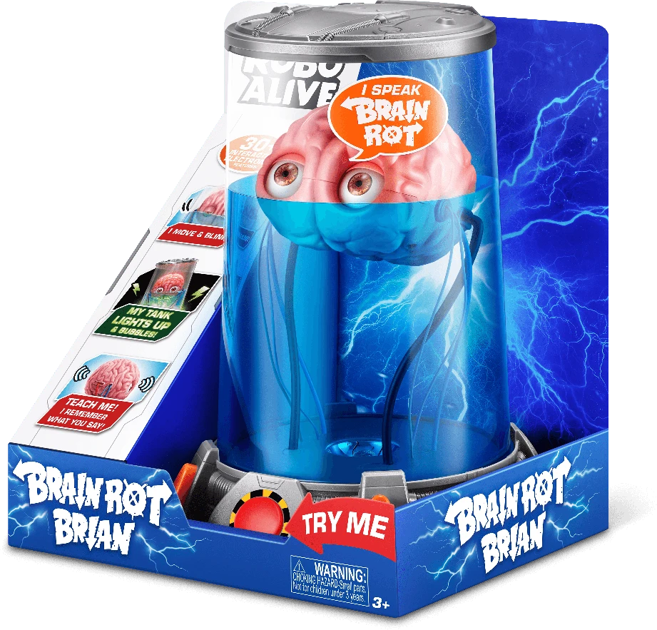 Robo Alive ROBOALIVE Interaktyvus žaislas „Brian the Brain“