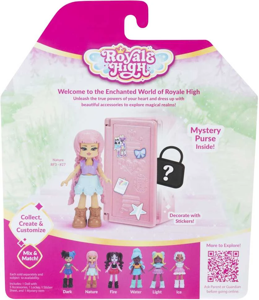 ROYALE HIGH SURPRISE LOCKERS Spintelė su figūrėle