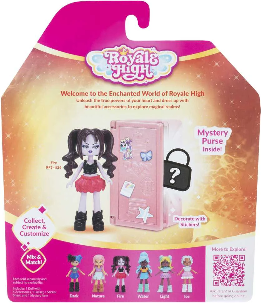 ROYALE HIGH SURPRISE LOCKERS Spintelė su figūrėle