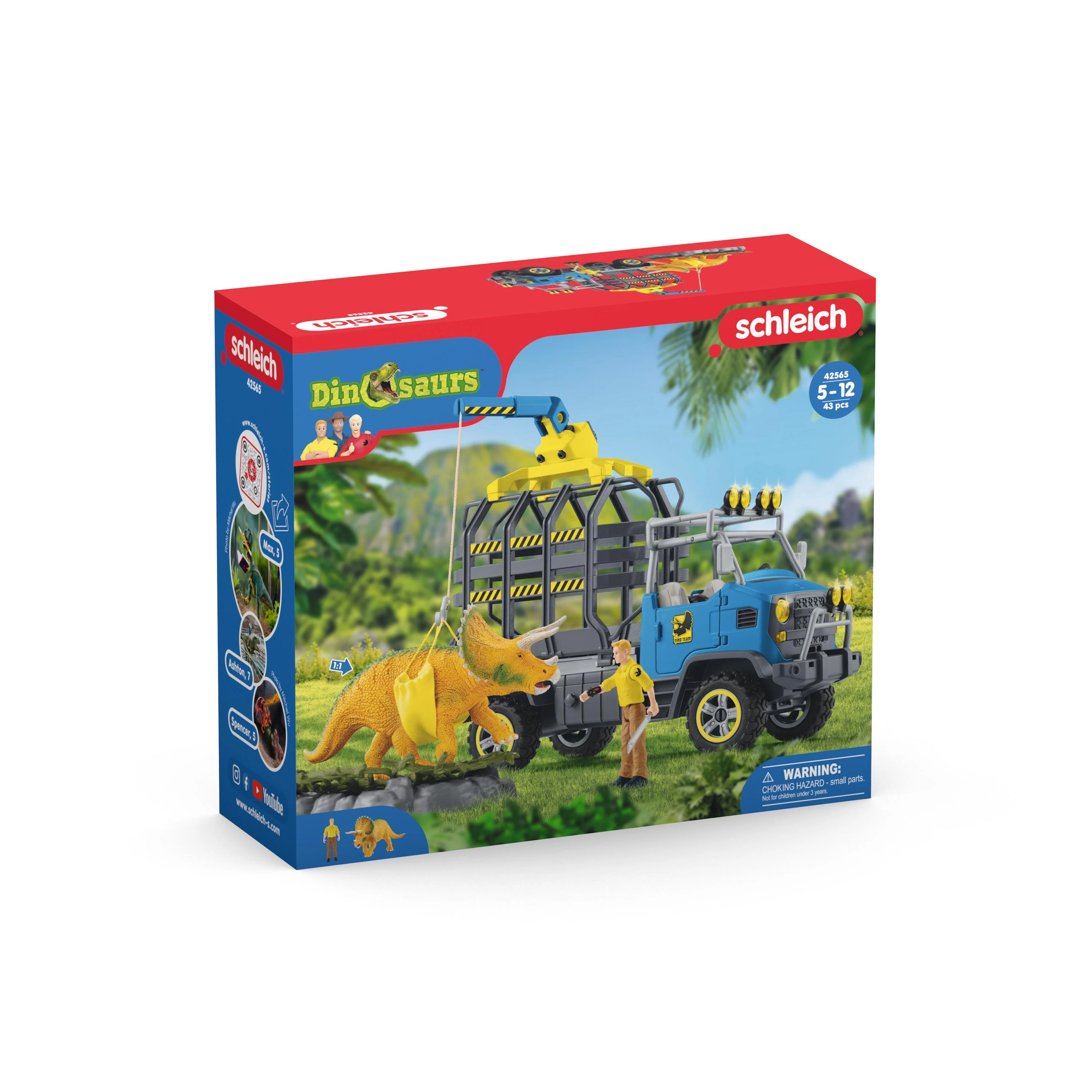 SCHLEICH DINOSAURS Dinozaurų transportavimo misija