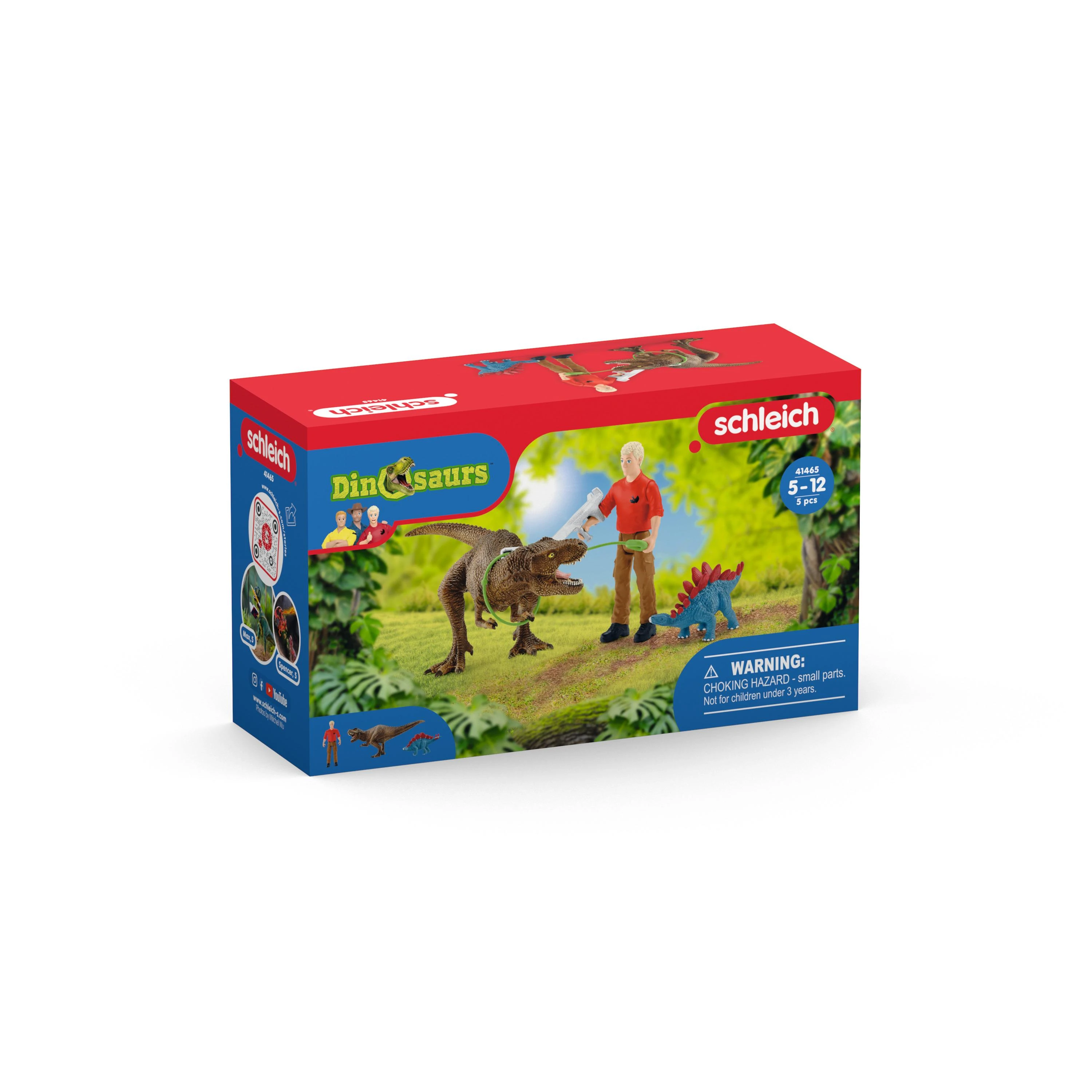 SCHLEICH Rinkinys Tiranozauro Rekso Antpuolis