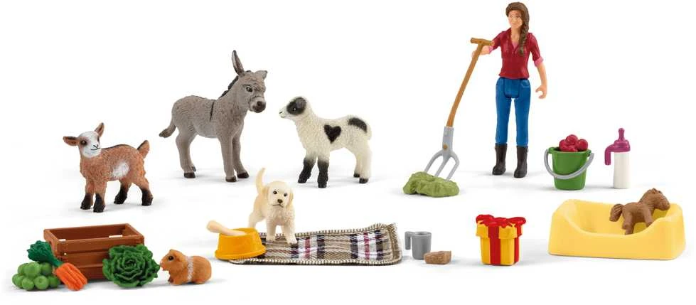 SCHLEICH FARM WORLD Advento kalendorius „Farm World 2023“ aprašymas - Prekės nuotrauka