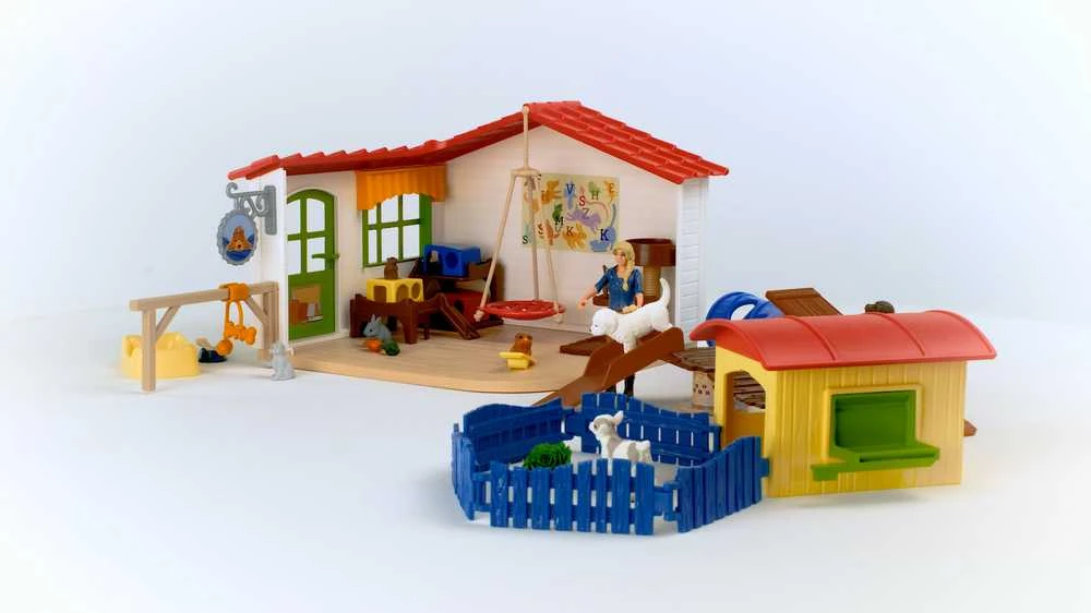 SCHLEICH FARM WORLD Gyvūnų viešbutis