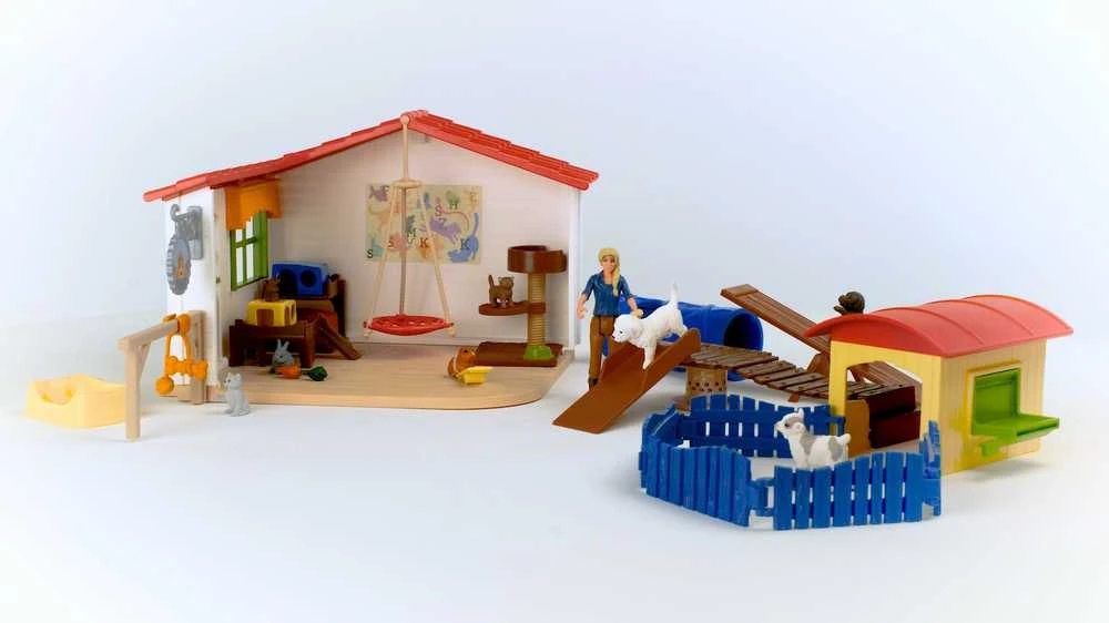 SCHLEICH FARM WORLD Gyvūnų viešbutis