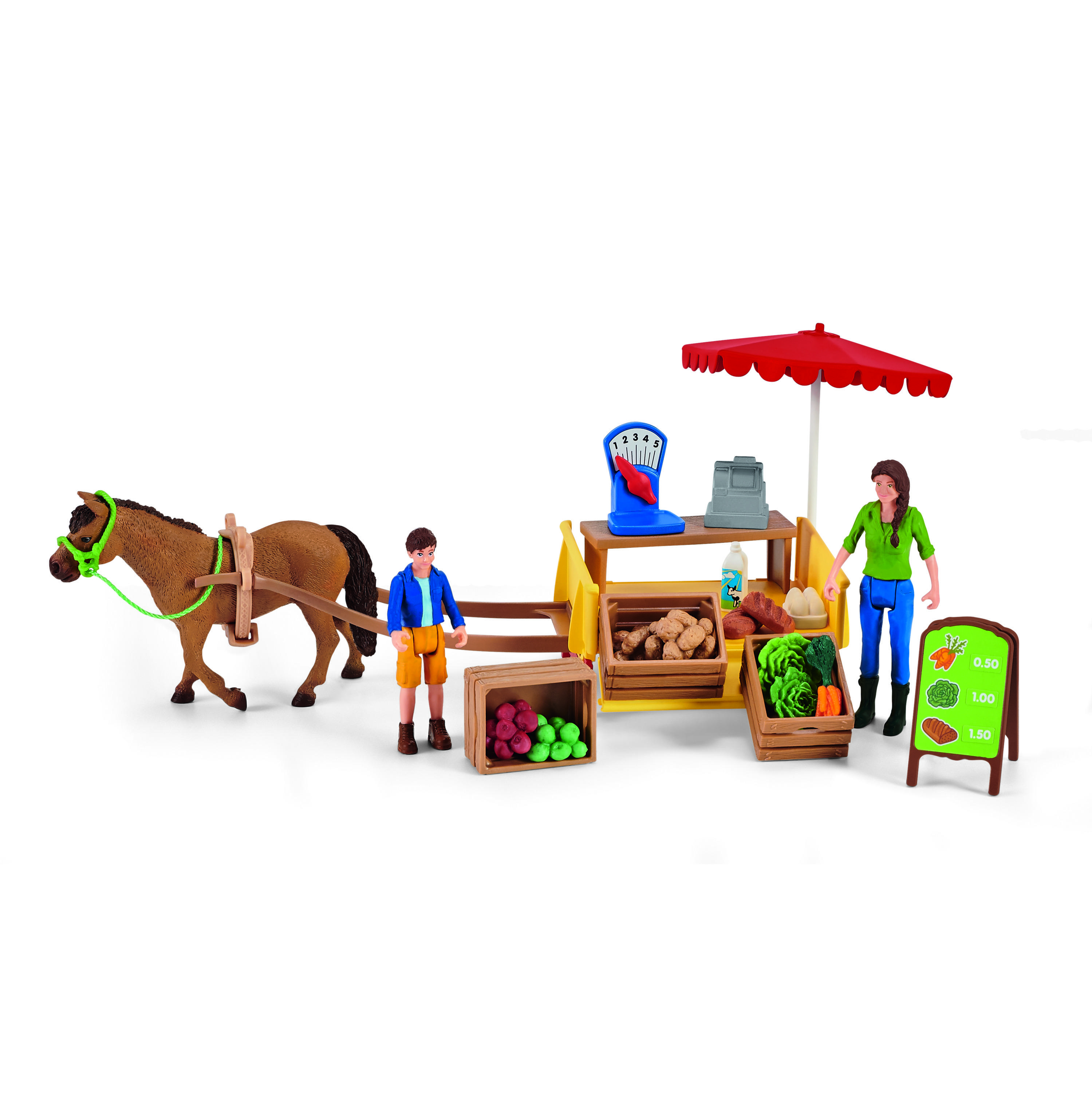 SCHLEICH „Naminiai gyvūnai“ rinkinys - Mobilus fermos stendas
