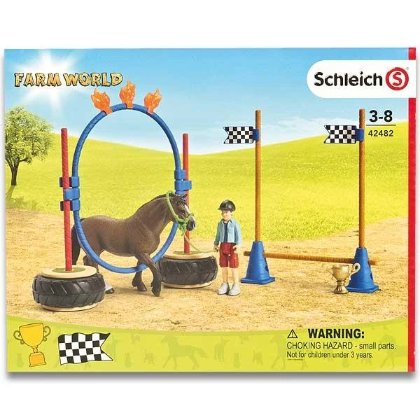SCHLEICH FARM WORLD Ponių Ištvermės Lenktynės
