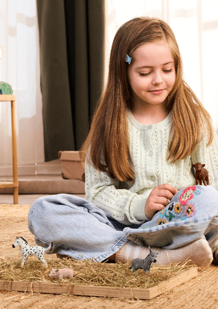 SCHLEICH FARM WORLD Ūkio gyvūnų mažyliai