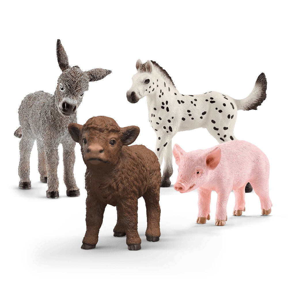SCHLEICH FARM WORLD Ūkio gyvūnų mažyliai