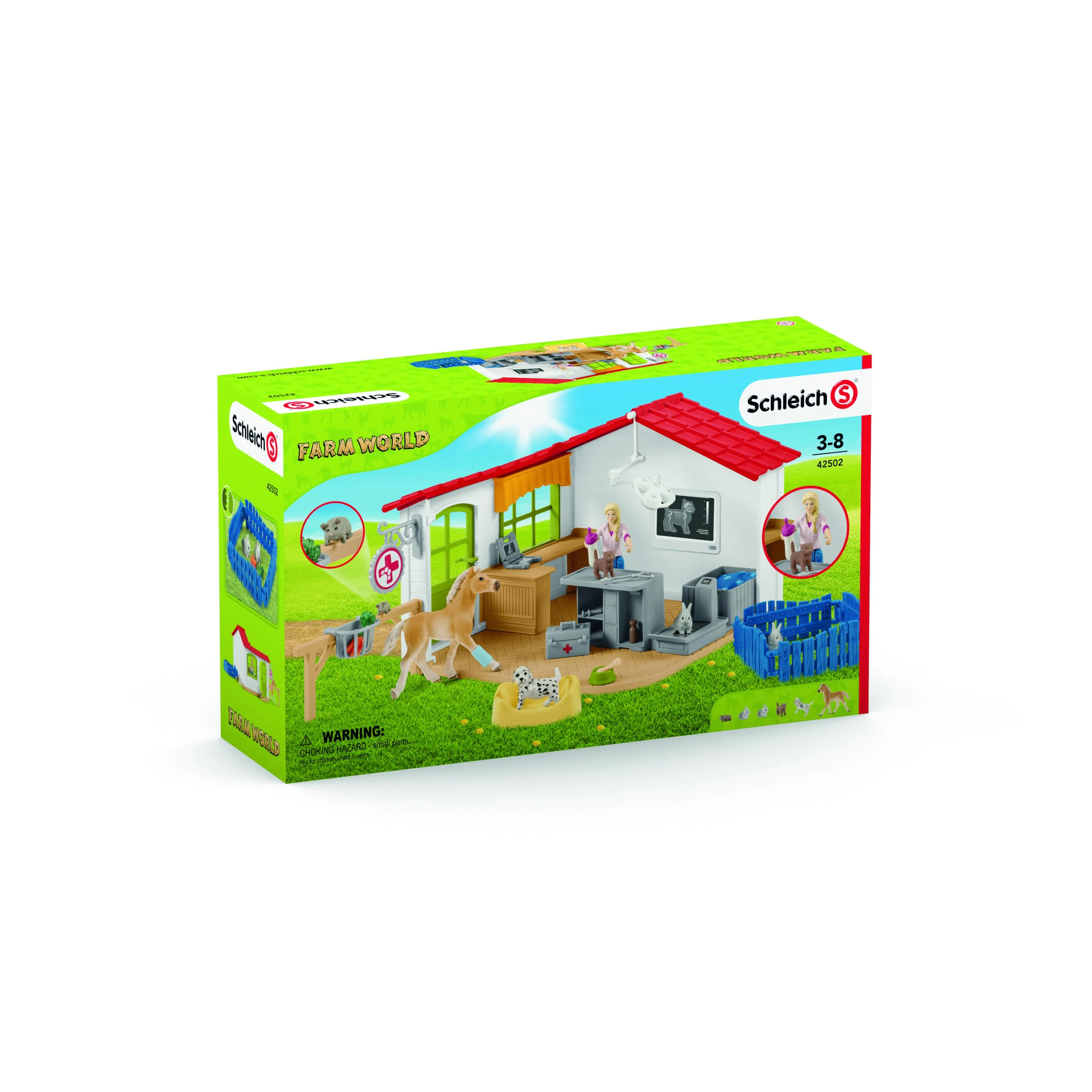 SCHLEICH FARM WORLD Veterinarijos klinika su naminiais gyvūnais