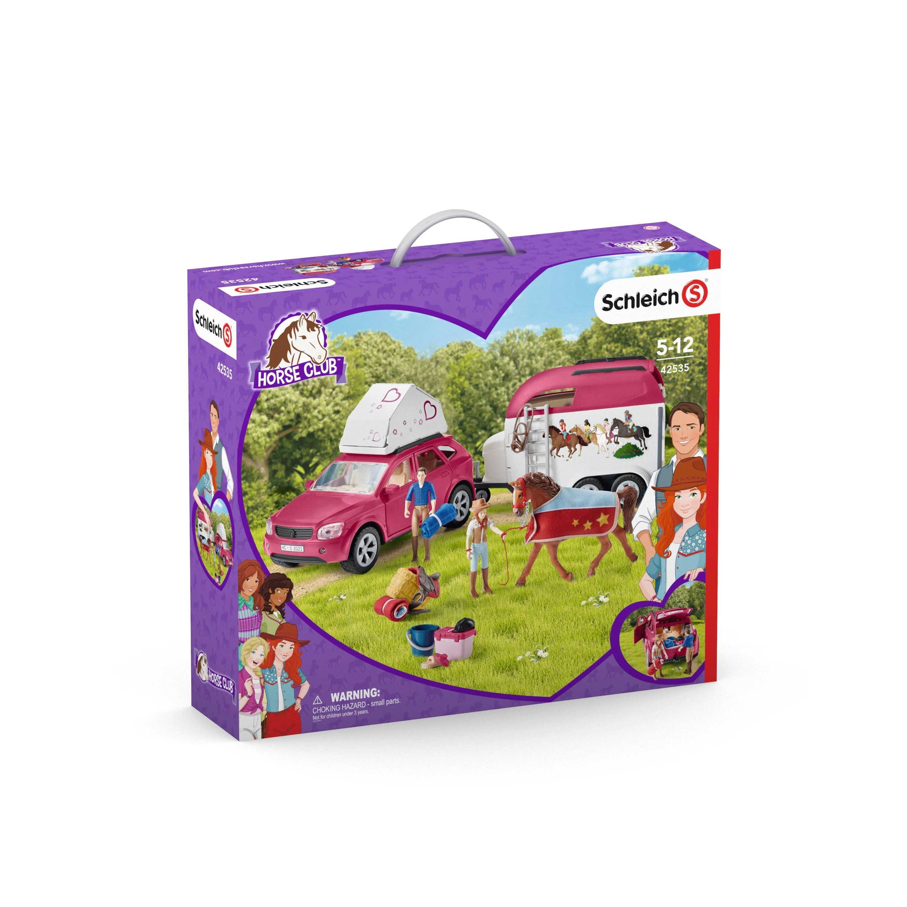 Schleich Horse Club 42535 Horse Adventure w. Automobilis ir priekaba
