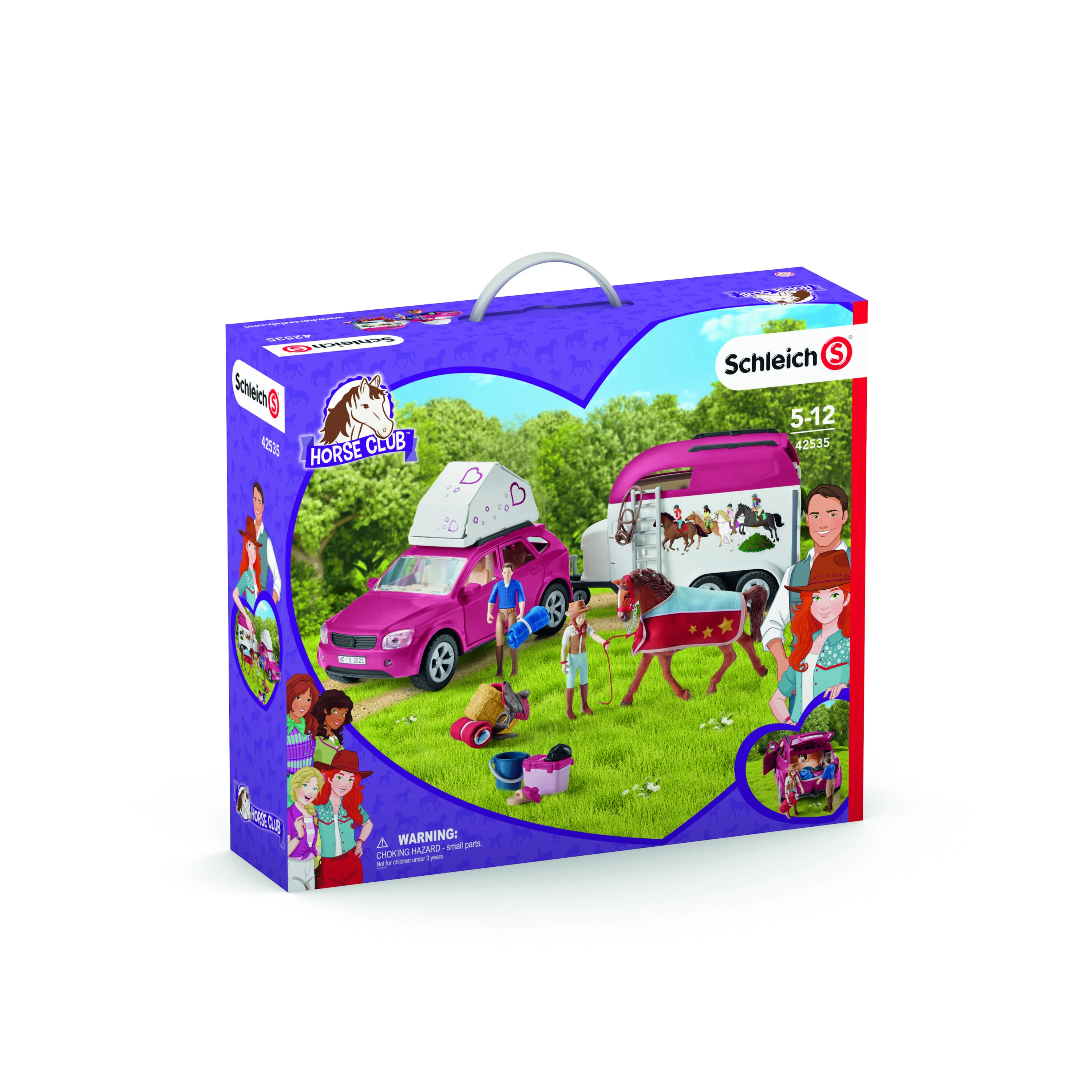 Schleich Horse Club 42535 Horse Adventure w. Automobilis ir priekaba