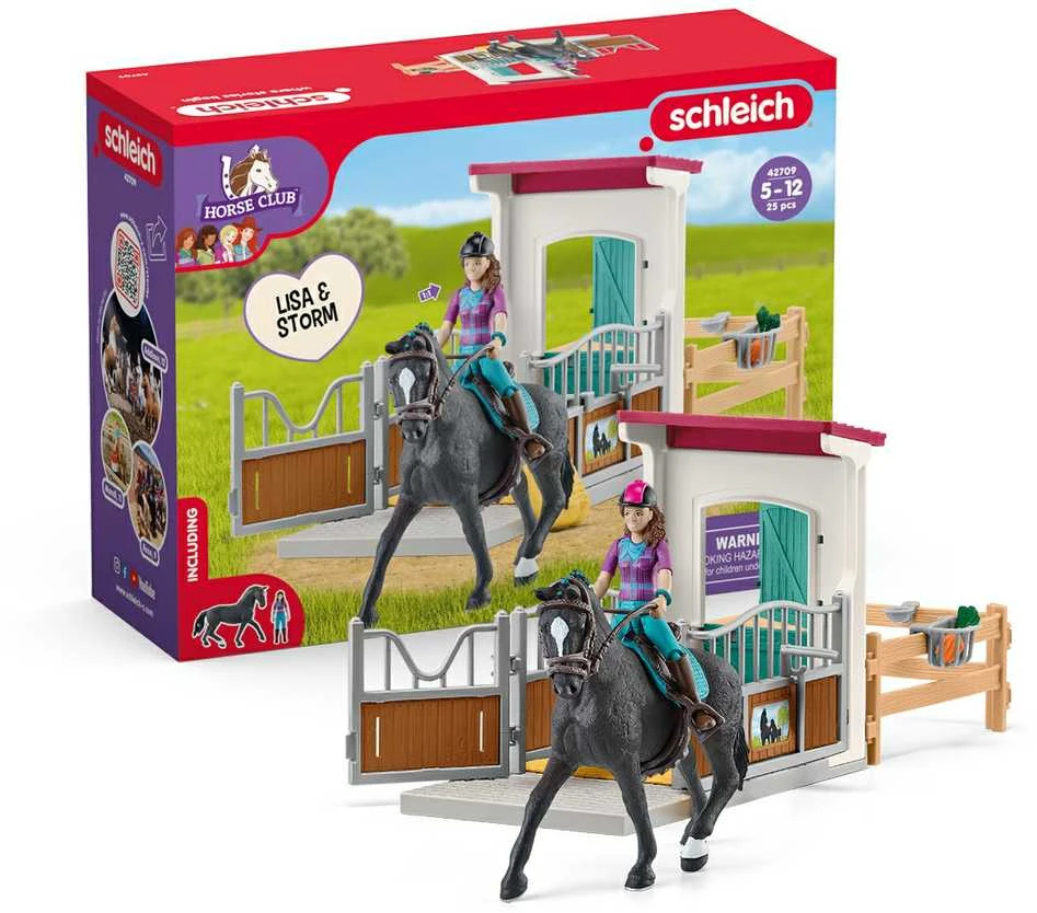SCHLEICH HORSE CLUB Rinkinys Lisa ir Storm