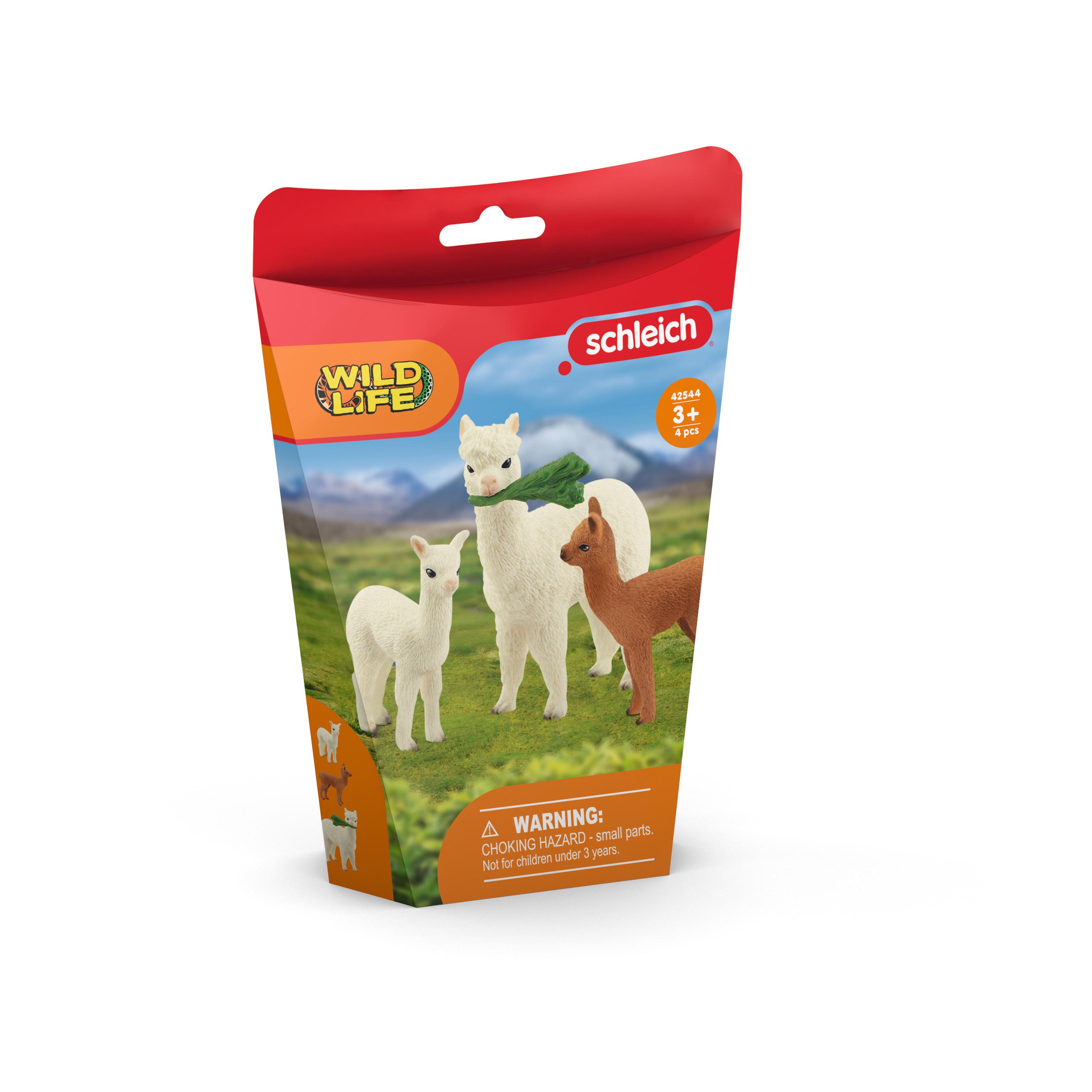 SCHLEICH „Wild Life“ rinkinys Alpakų šeima