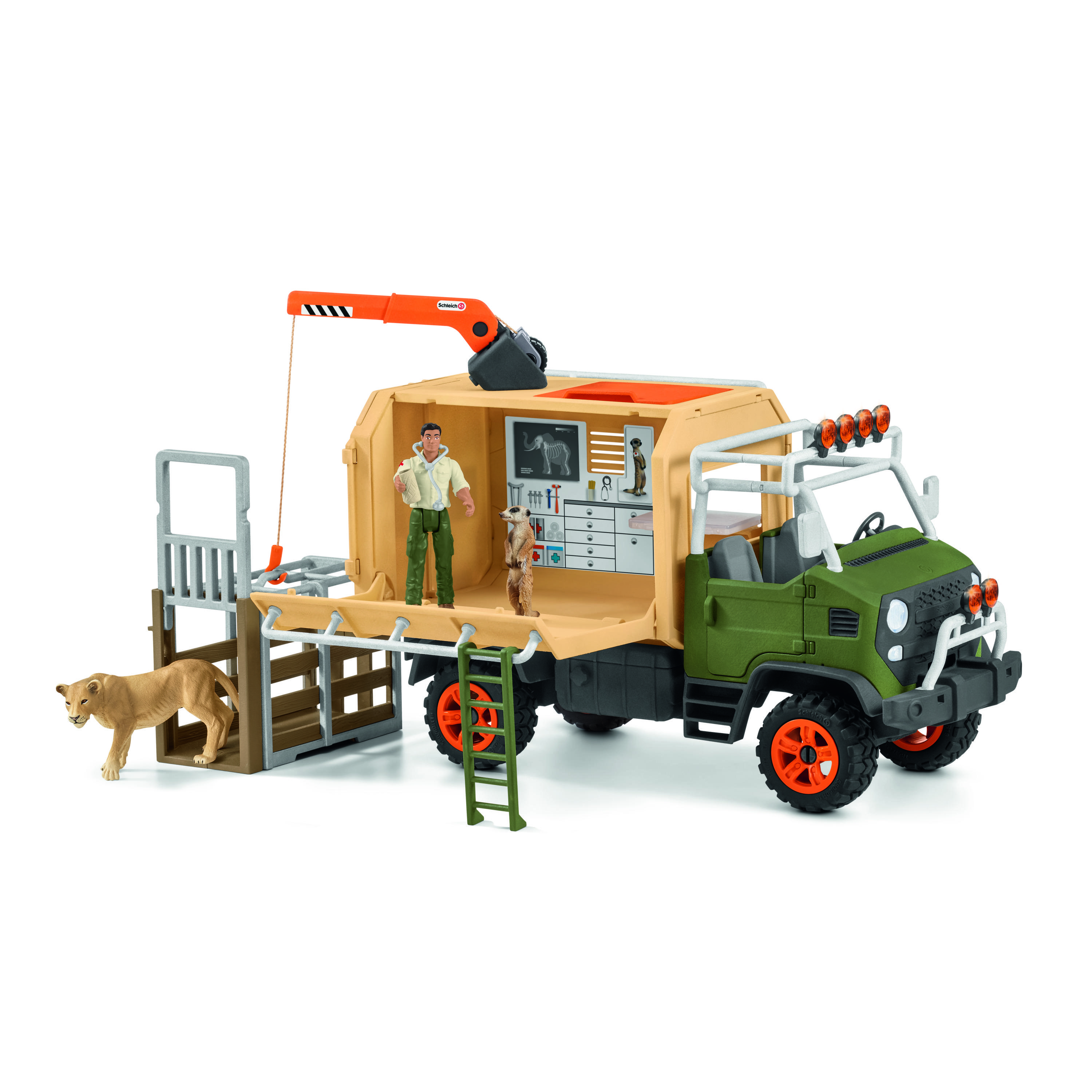 SCHLEICH „Wild Life“ Rinkinys - Gyvūnų Gelbėjimo Sunkvežimis aprašymas - Prekės nuotrauka