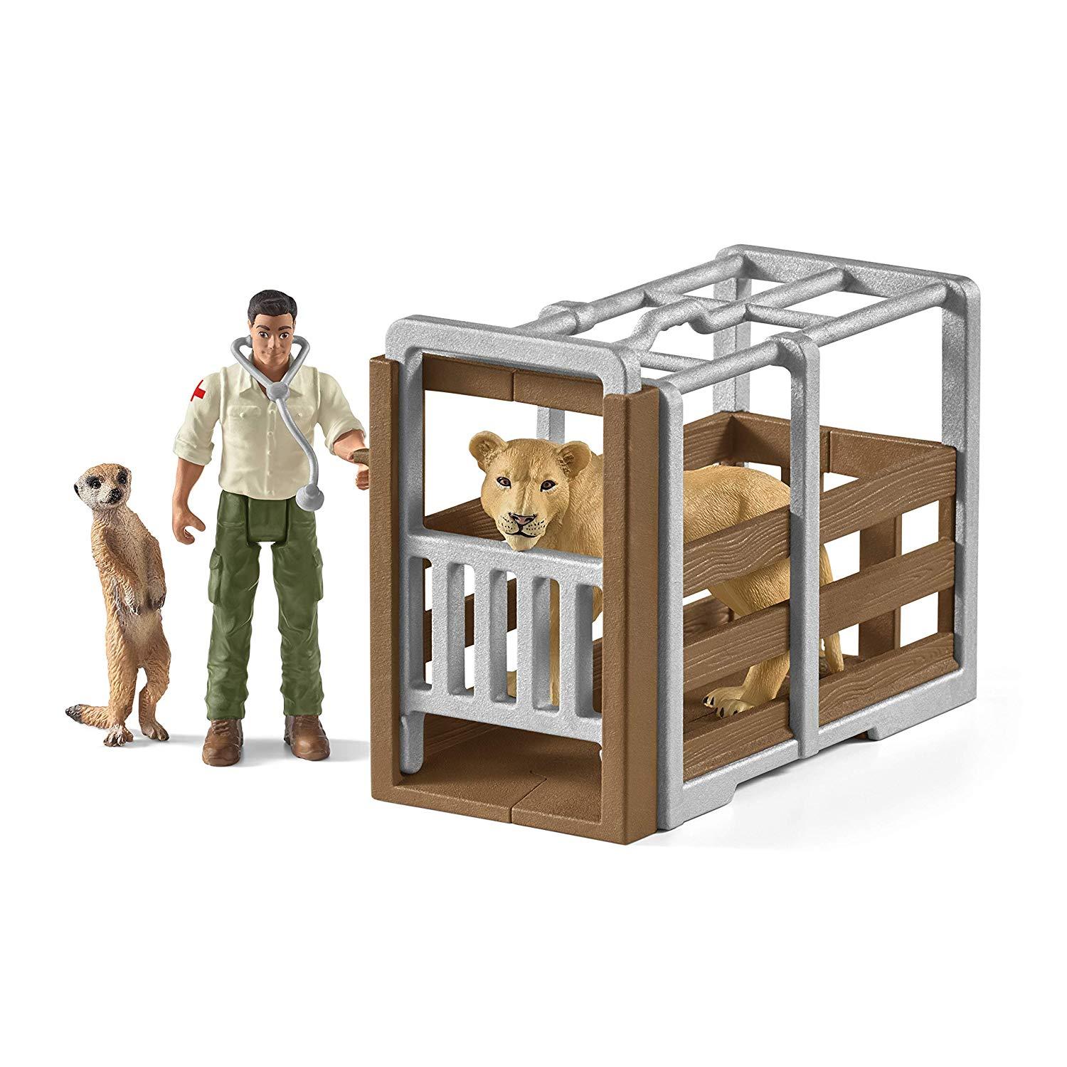 SCHLEICH „Wild Life“ Rinkinys - Gyvūnų Gelbėjimo Sunkvežimis