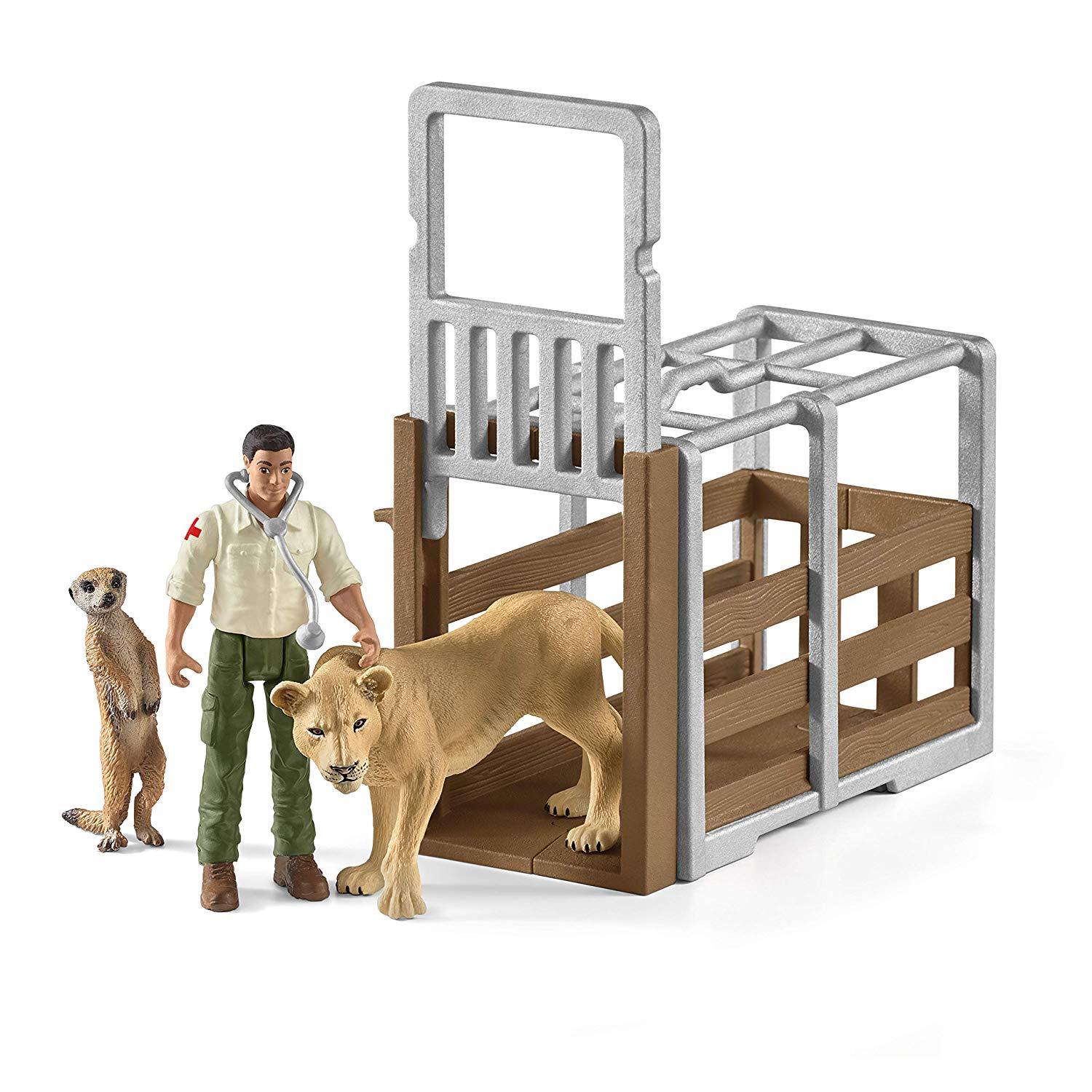 SCHLEICH „Wild Life“ Rinkinys - Gyvūnų Gelbėjimo Sunkvežimis
