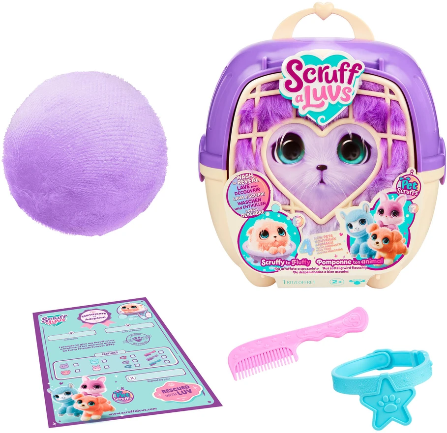 SCRUFF-A-LUVS Pliušinis gyvūnėlis, 19 cm