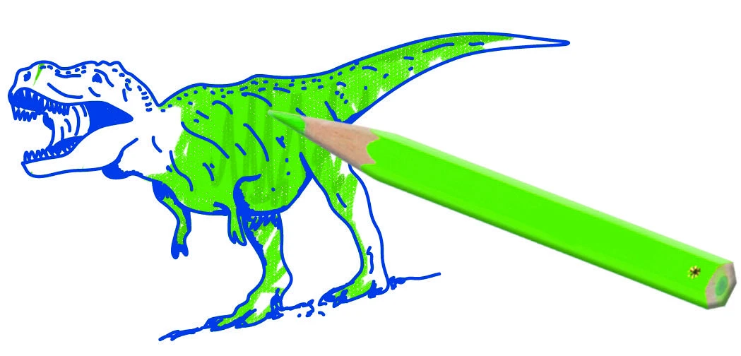 SES Antspaudukų rinkinys „Dinozaurai“