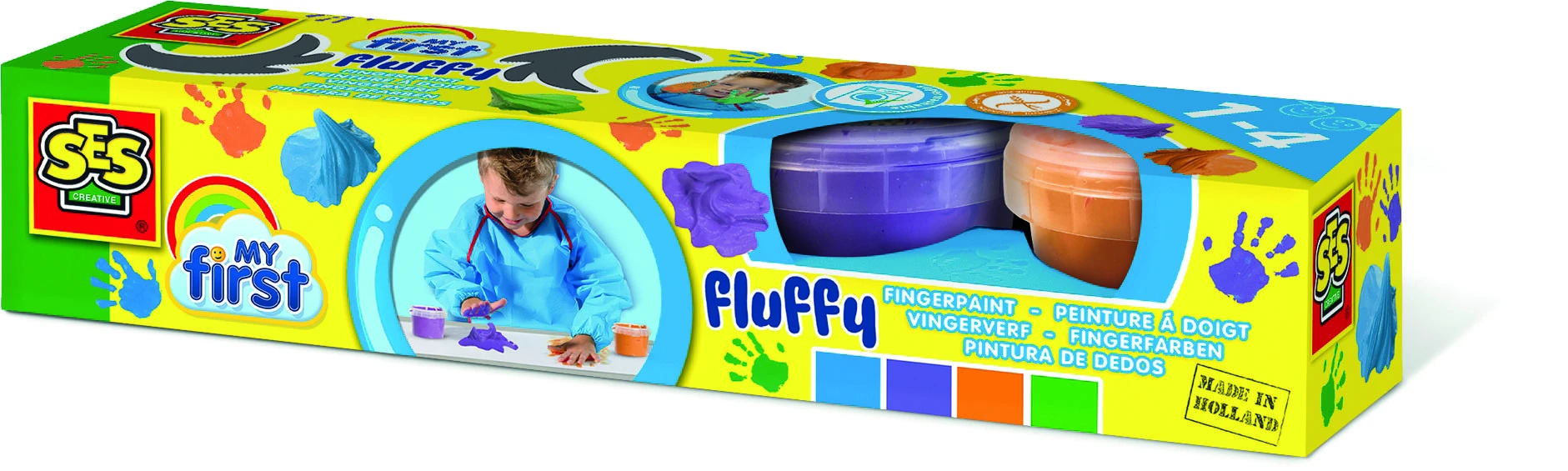 SES Dažai „Fluffy" (piešimui rankomis)