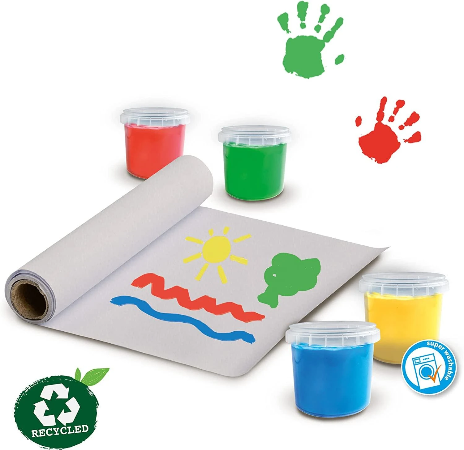 SES ECO Dažai piešti rankomis ir prijuostė