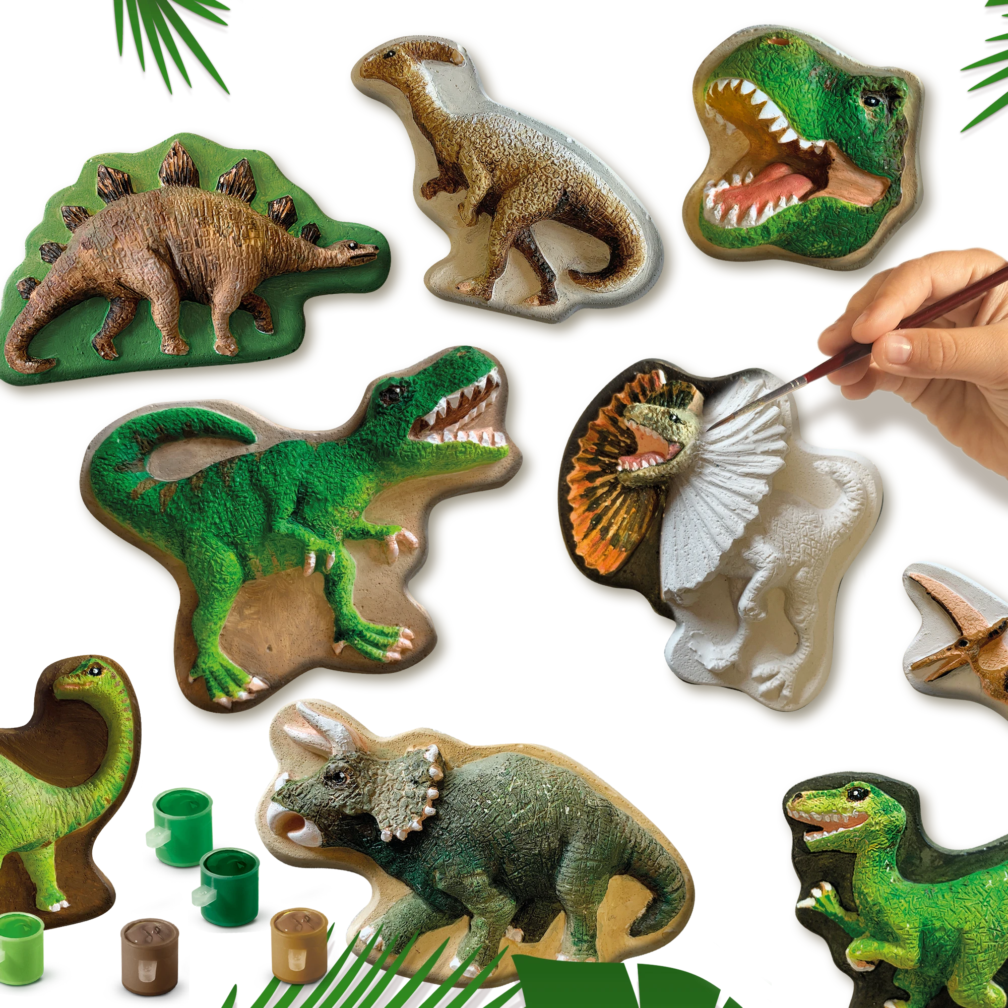 SES Kūrybinis rinkinys: Gipsiniai dinozaurai aprašymas - Prekės nuotrauka