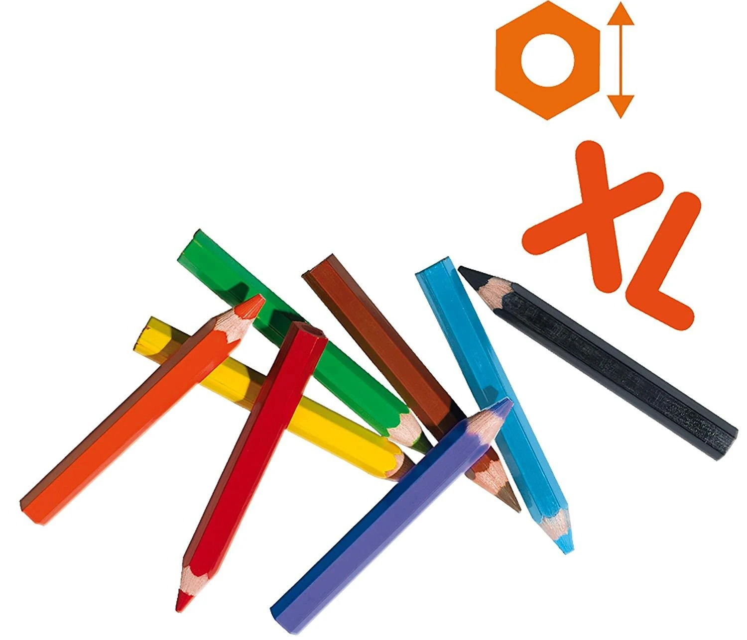SES XL dydžio pieštukai