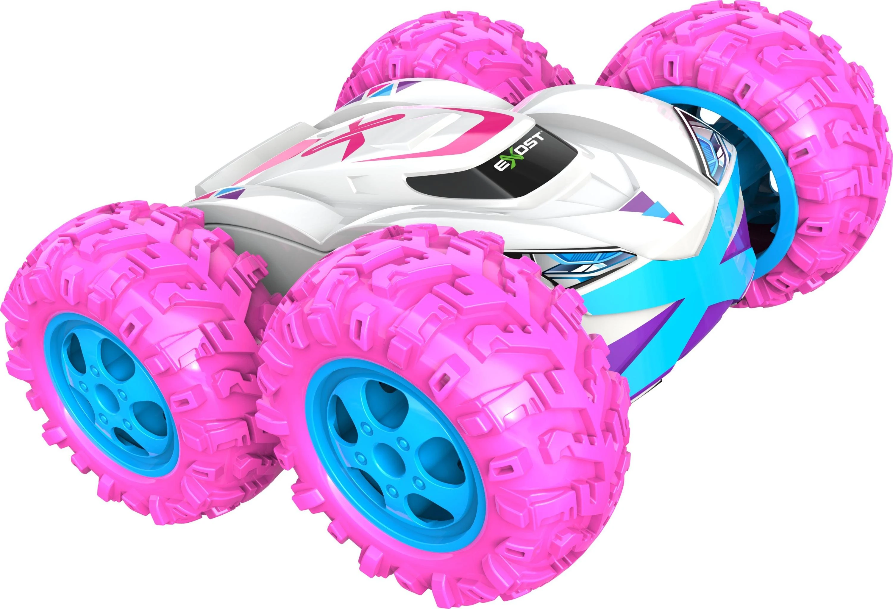 Silverlit EXOST 360 Cross Remote Control Car – 20260 – 2,4 GHz 1:18 skalė – rožinė