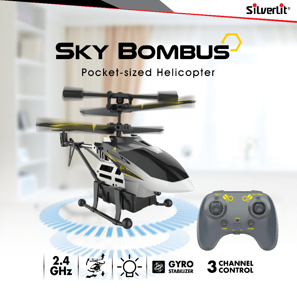 SILVERLIT RC Sraigtasparnis SKY BOMBUS