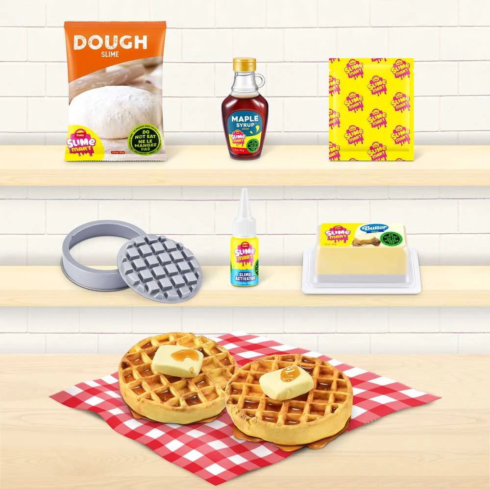 SLIME MART Kūrybinis gleivių rinkinys „Waffles“