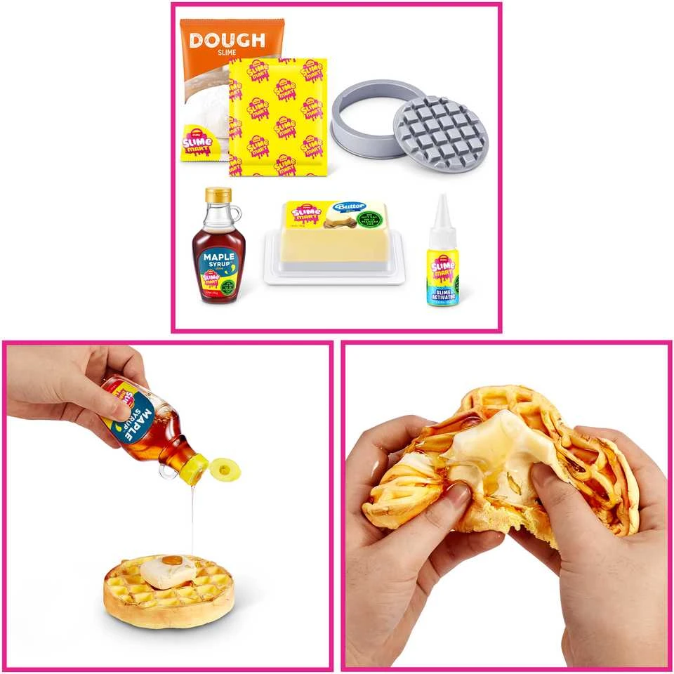 SLIME MART Kūrybinis gleivių rinkinys „Waffles“