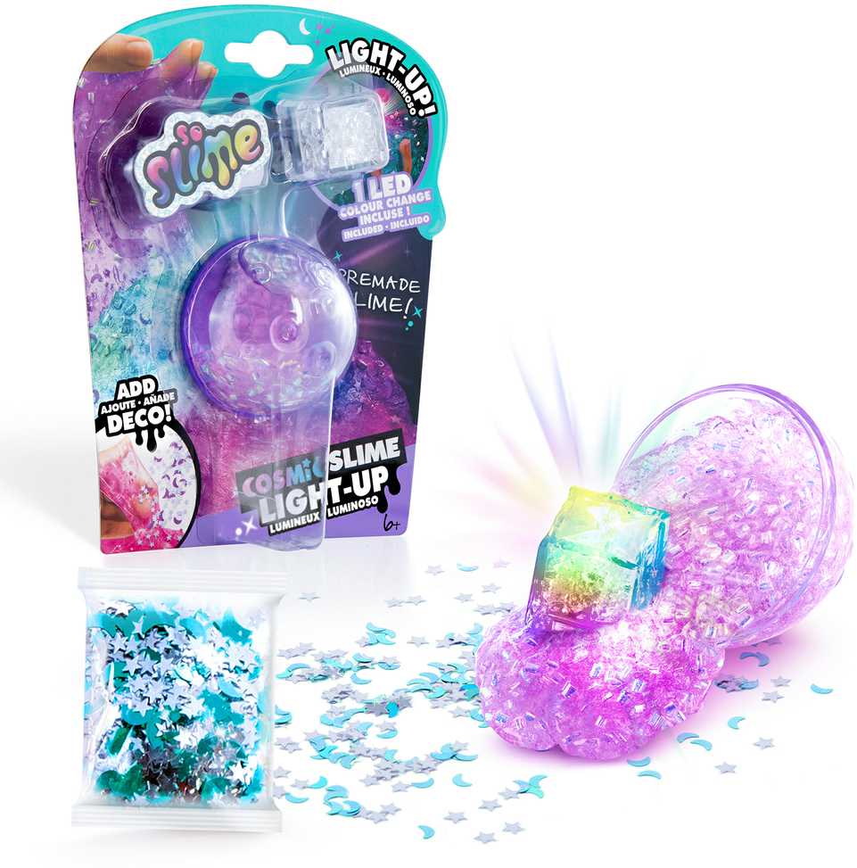 Magy SO SLIME CANAL TOYS Šviečianti kosminė modeliavimo masė
