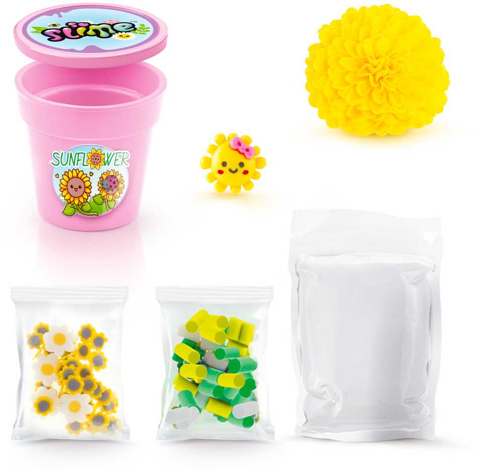 SO SLIME Kūrybinis gleivių rinkinys „Gėlių vazonėlis“
