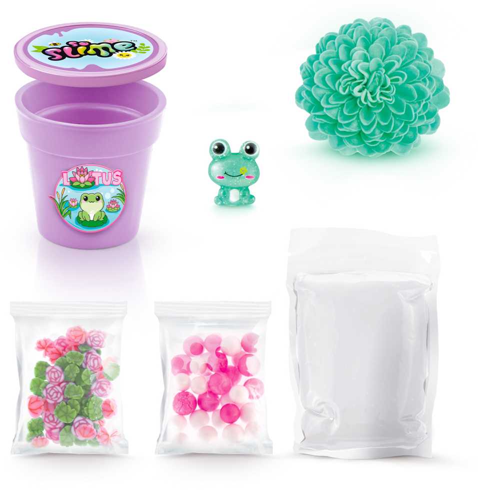 SO SLIME Kūrybinis gleivių rinkinys „Gėlių vazonėlis“