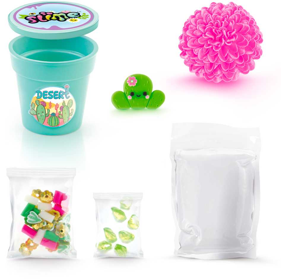 SO SLIME Kūrybinis gleivių rinkinys „Gėlių vazonėlis“