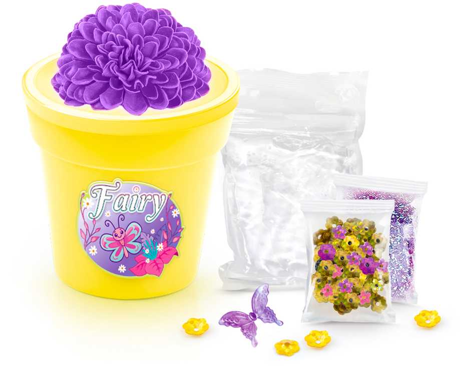 SO SLIME Kūrybinis gleivių rinkinys „Gėlių vazonėlis“